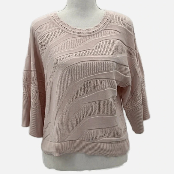 Cabi Shy Pullover Sweater in Petal Pink - Size Small - Picture 3 of 8